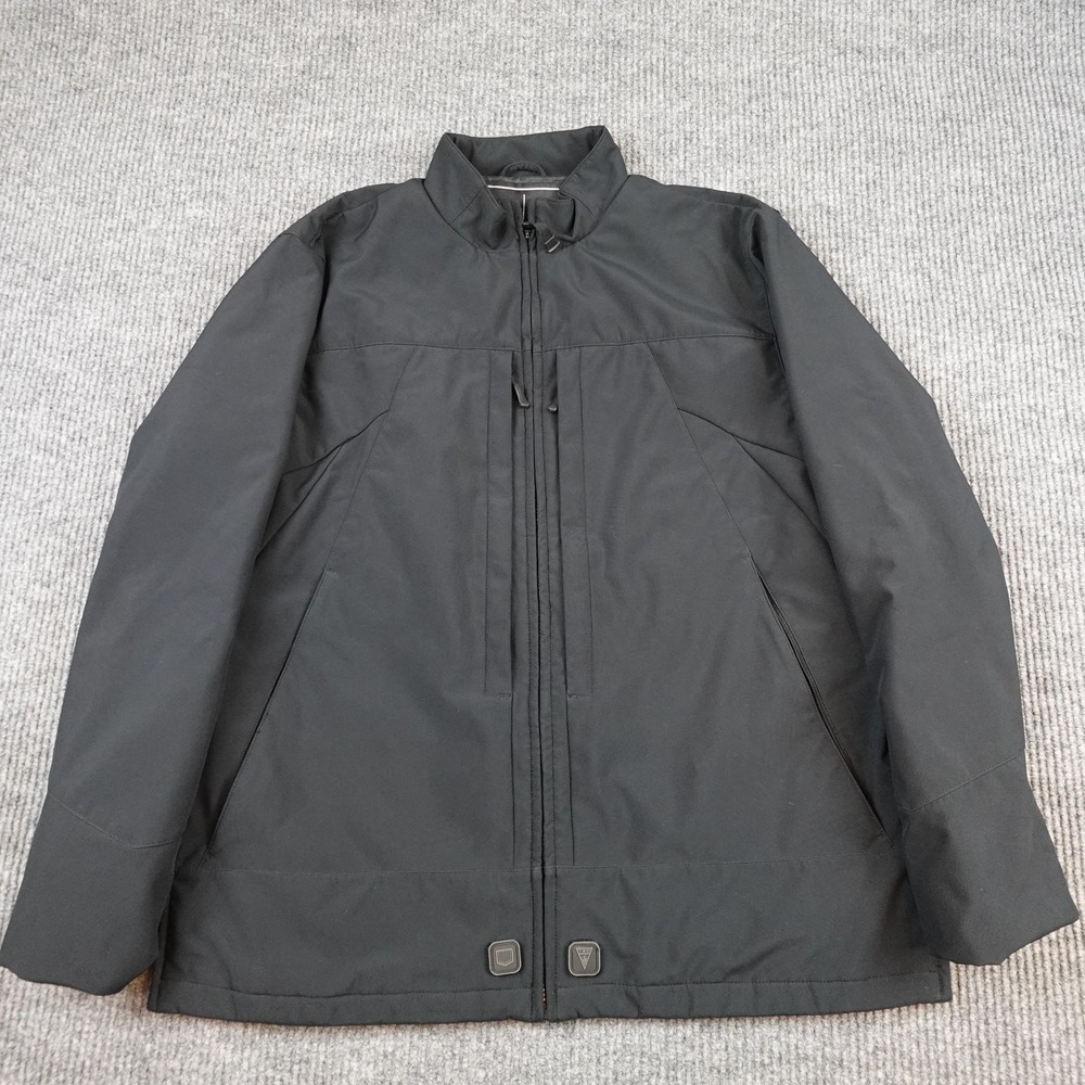 SCOTTeVEST Brad Thor Alpha Jacket Mens Large Black Softshell Conceal Carry